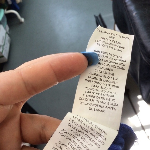 Michael Kors Cold Shoulder Blue Blouse - Picture 4 of 7